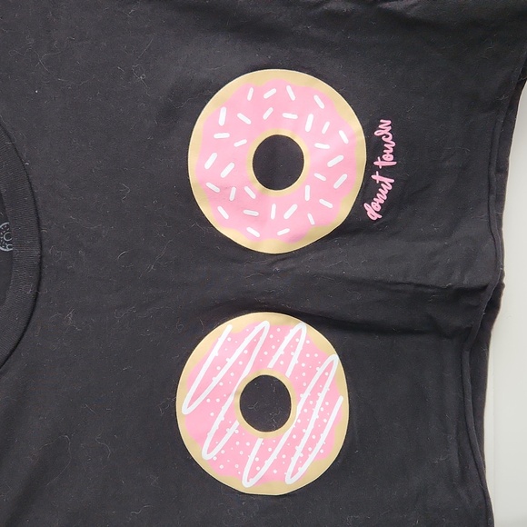 Donut touch long sleeve cropped tee - Picture 2 of 5